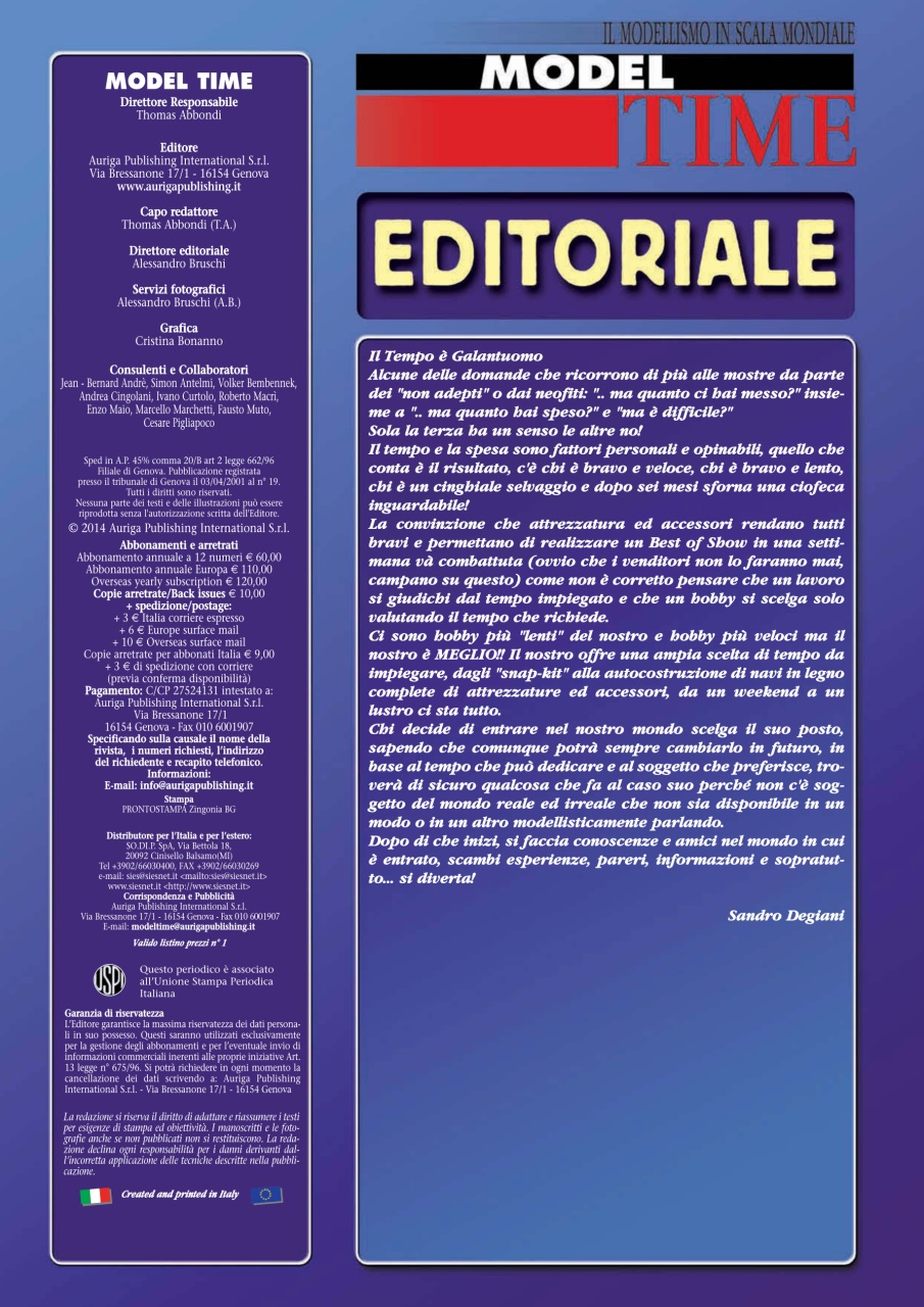 Model Time Preview Pages