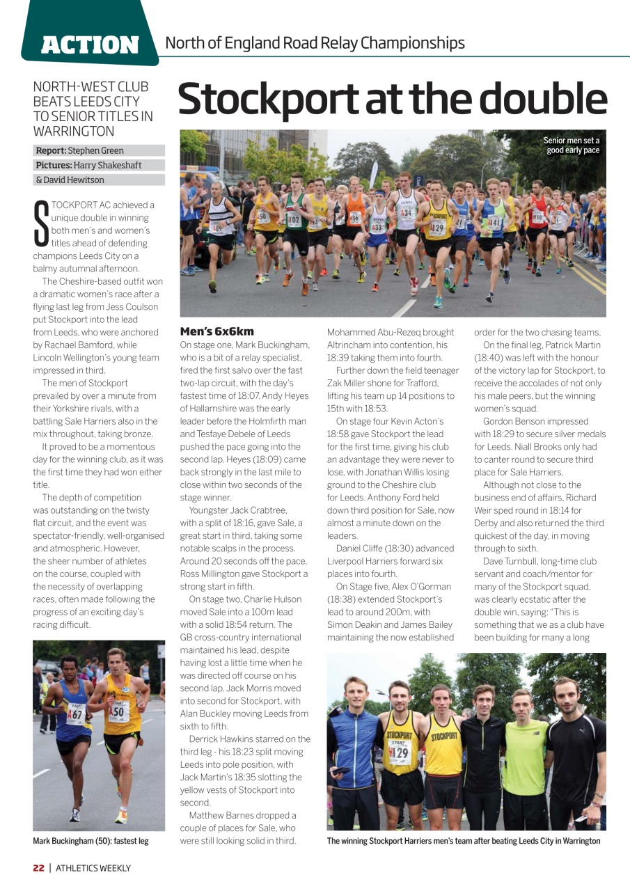 AW – Athletics Weekly Magazine Preview Pages