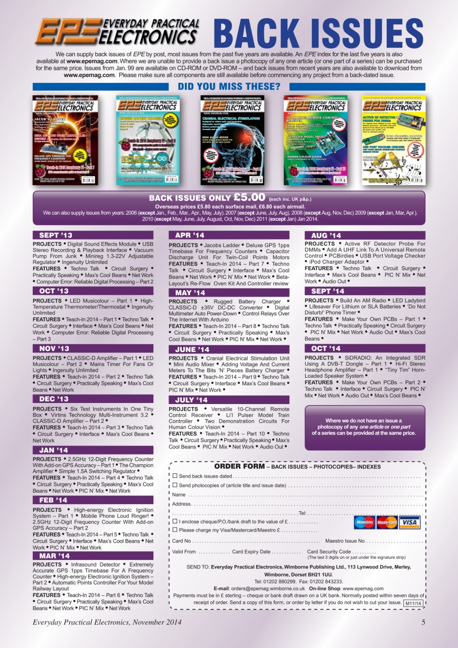 Practical Electronics Preview Pages