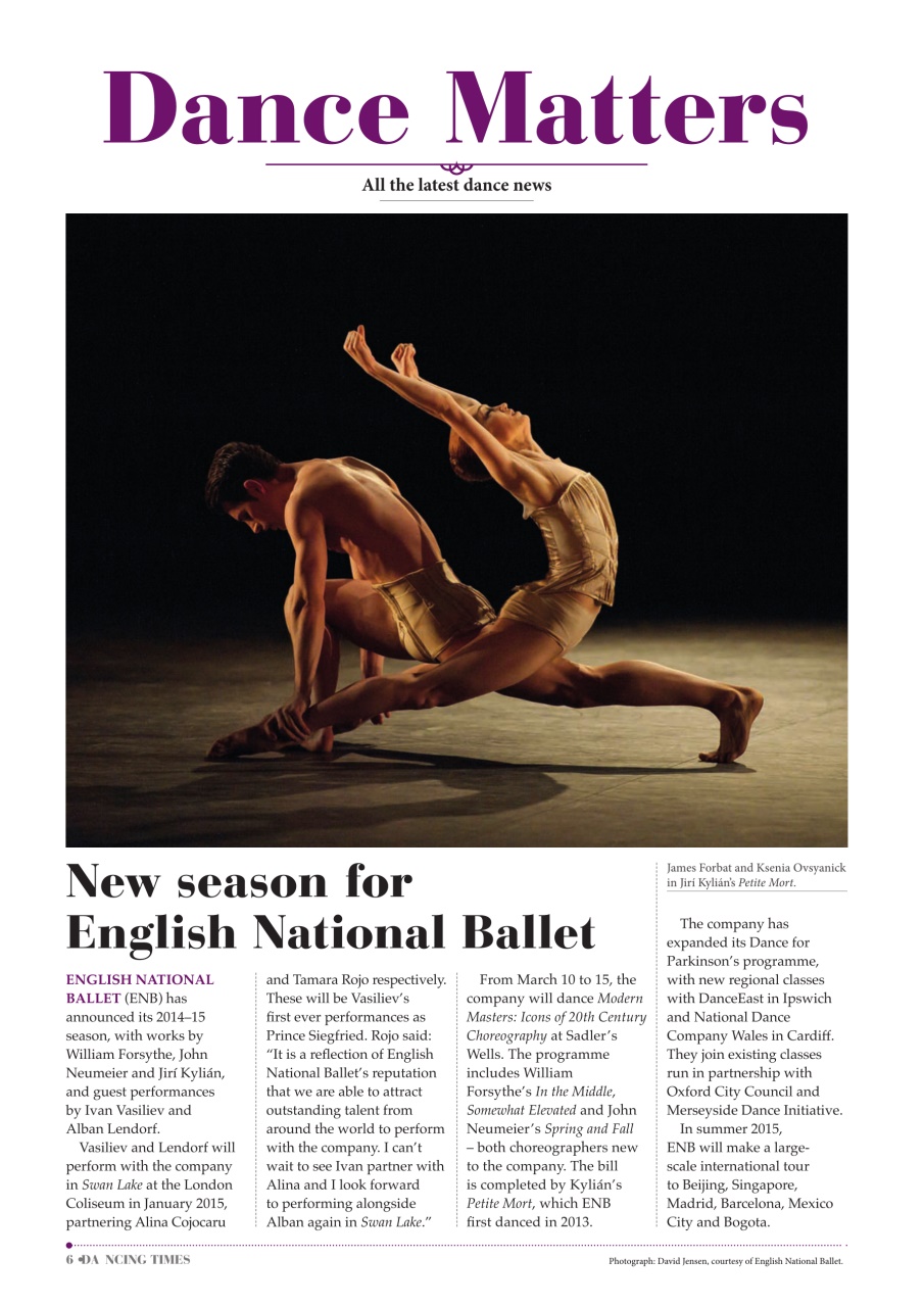 Dancing Times Preview Pages