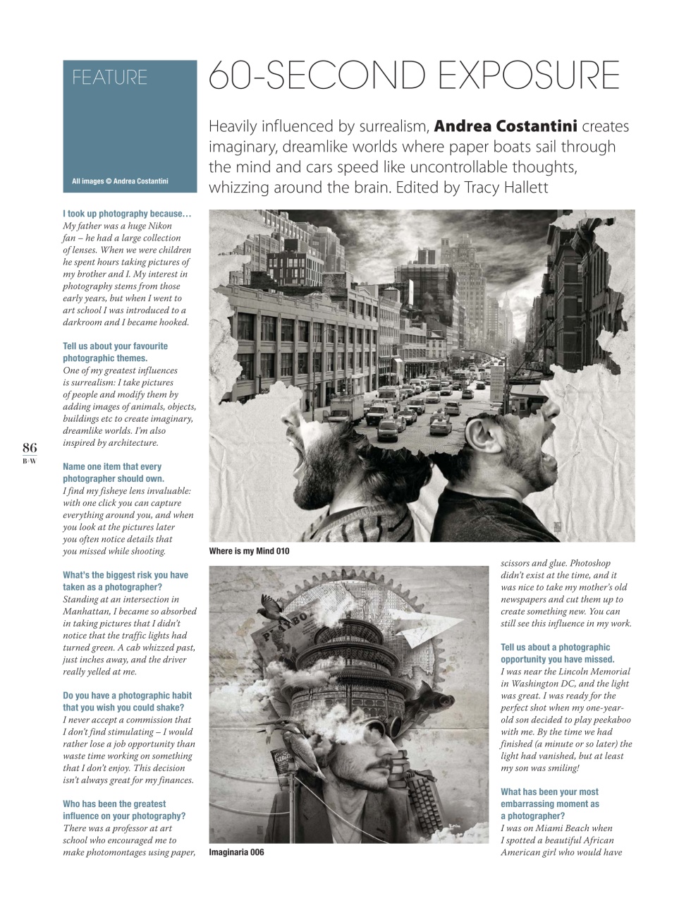 Black+White Photography Preview Pages