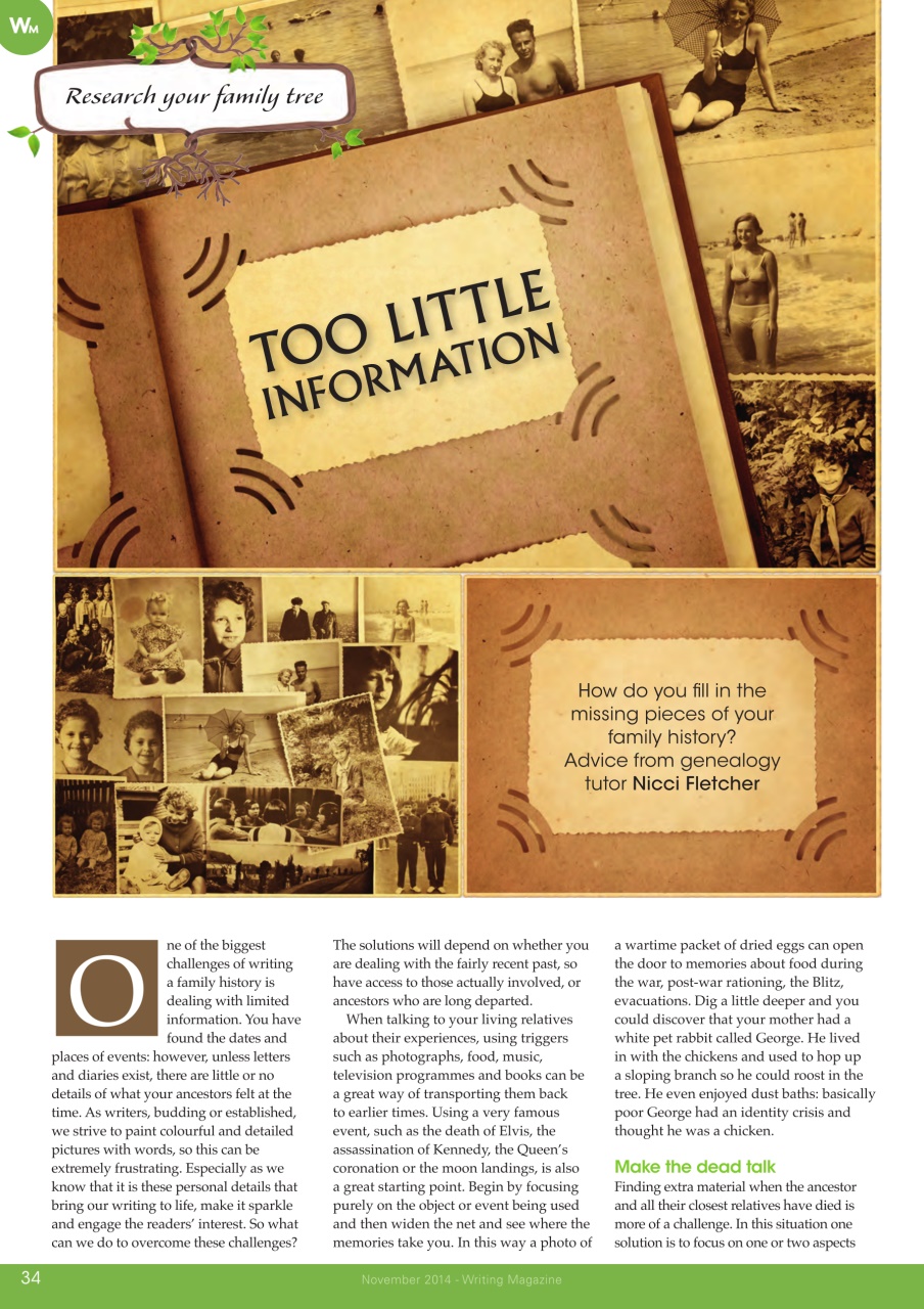 Writing Magazine Preview Pages
