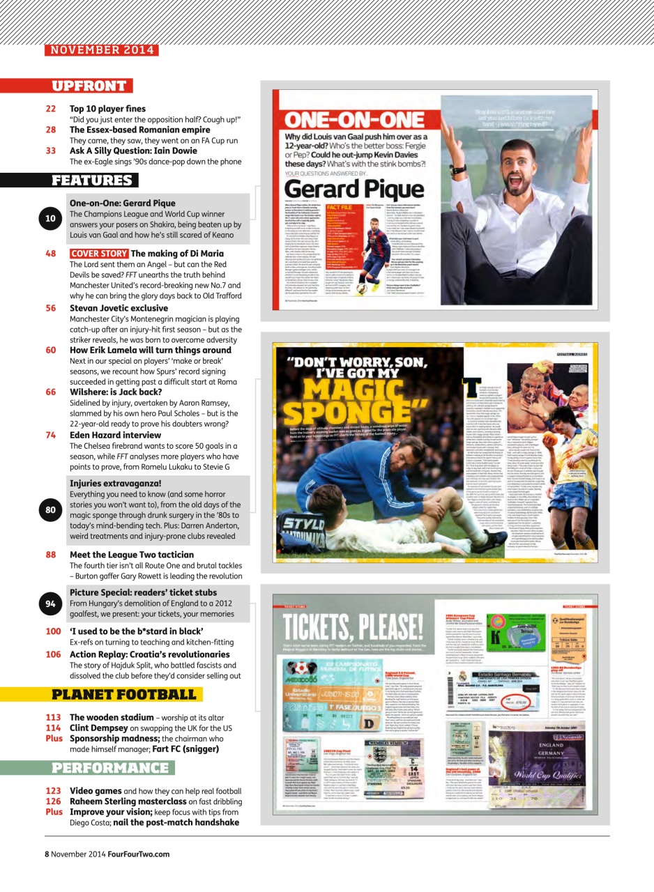 FourFourTwo Preview Pages