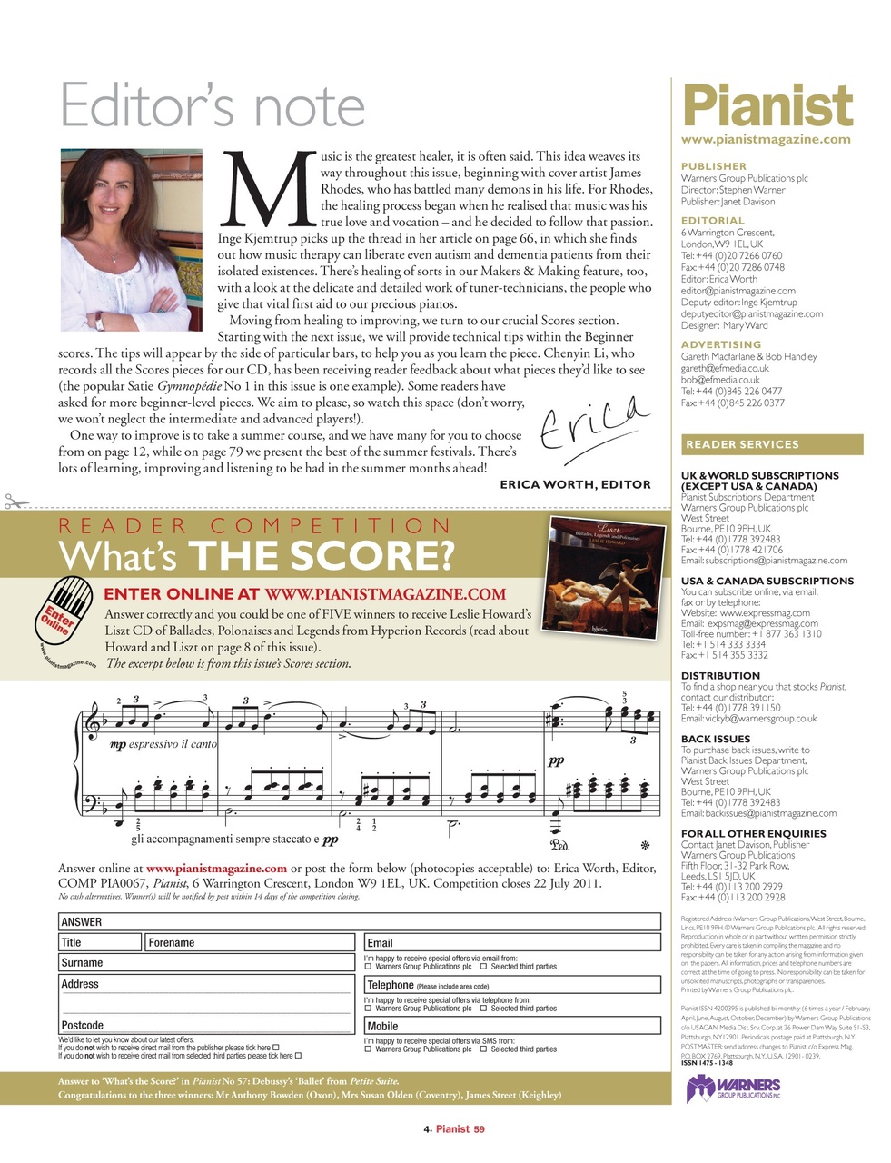 Pianist Preview Pages