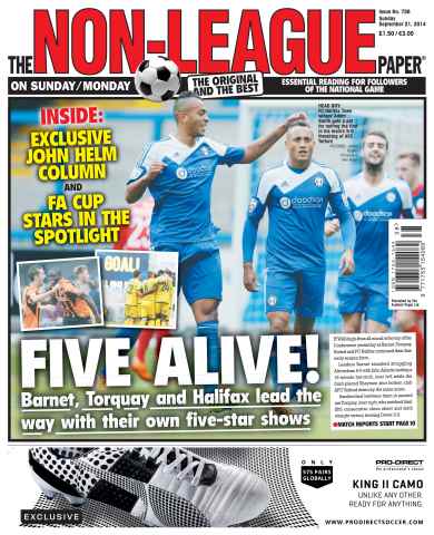The Non-League Football Paper issue 21st September 2014