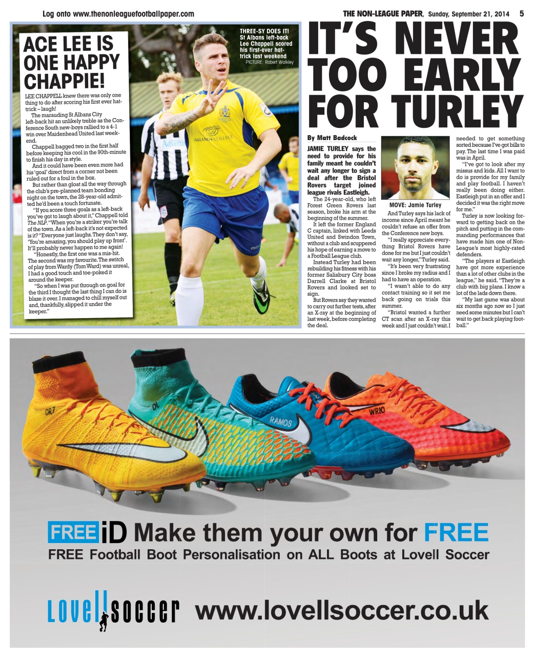The Non-League Football Paper Preview Pages
