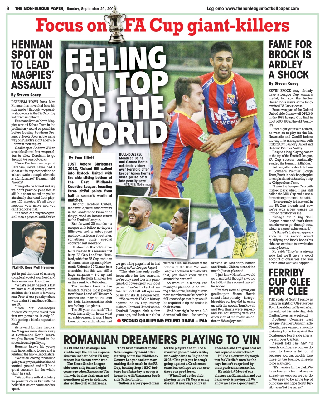 The Non-League Football Paper Preview Pages