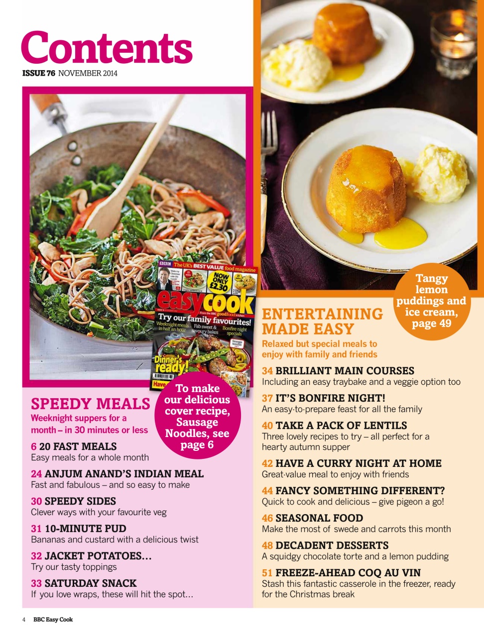 Easy Cook Magazine Preview Pages