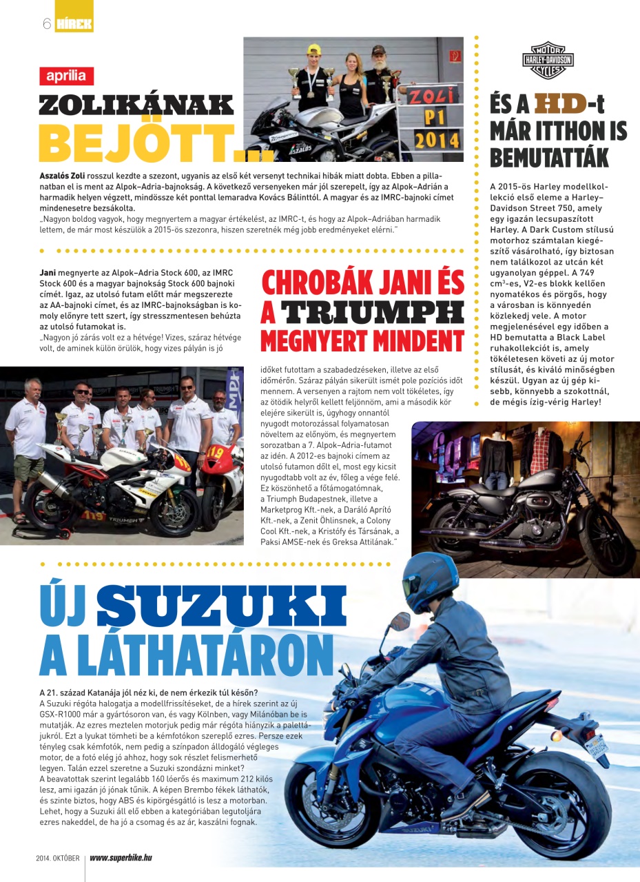 SuperBike Hungary Preview Pages