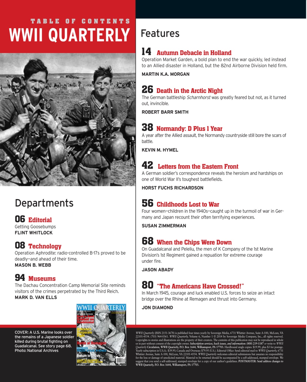 WWII Quarterly Preview Pages