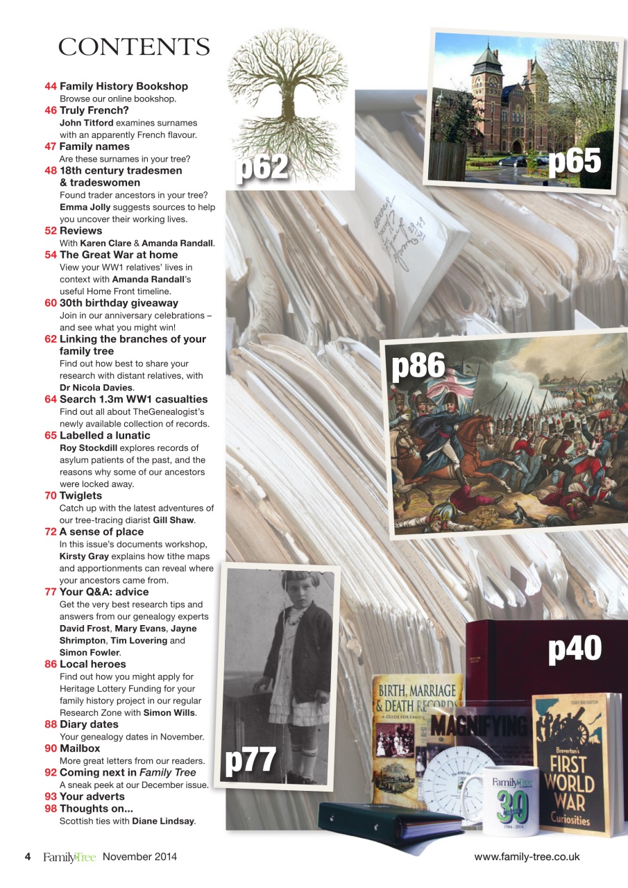 Family Tree Preview Pages