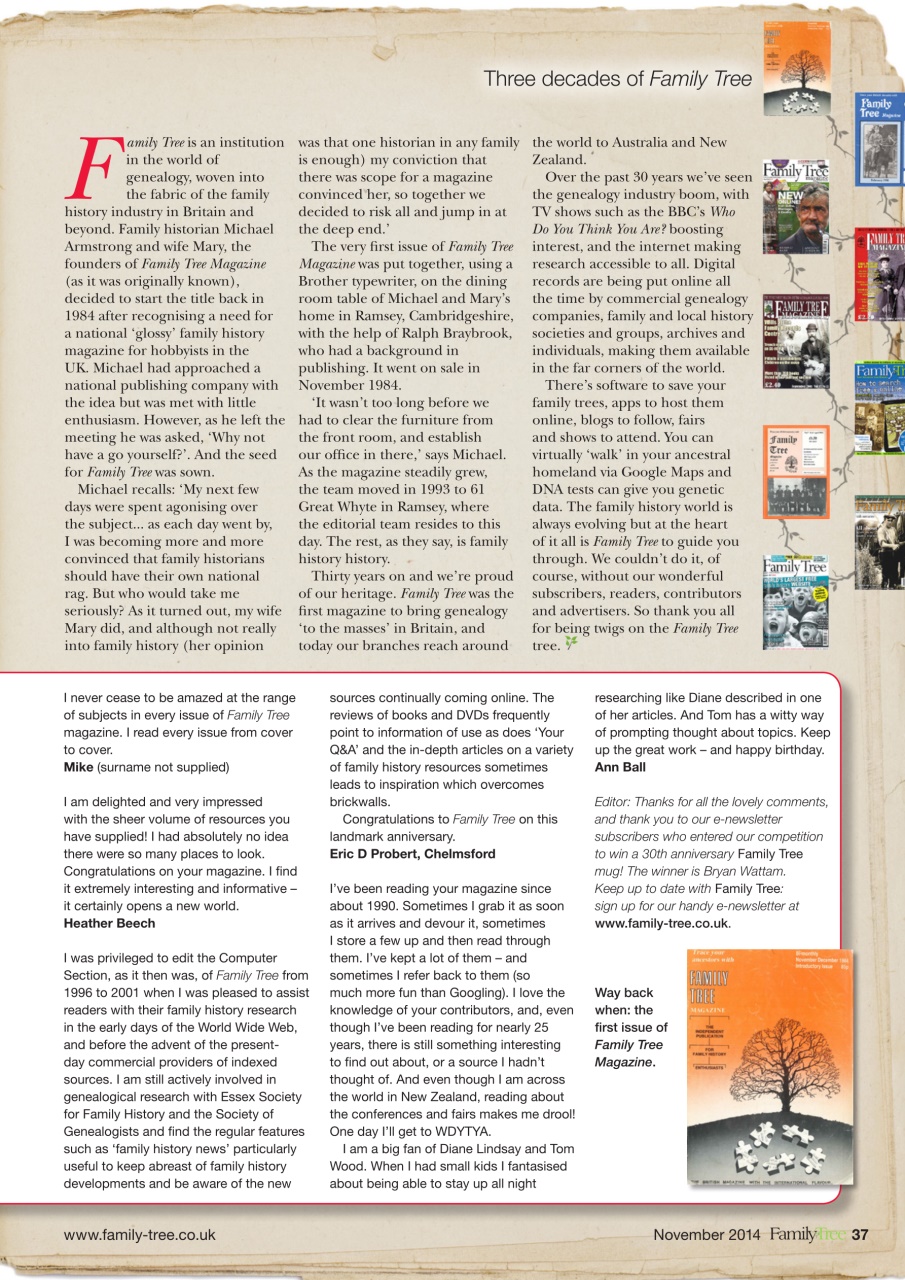 Family Tree Preview Pages