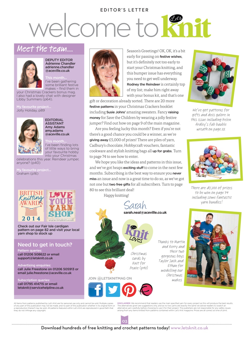 Let's Knit Preview Pages