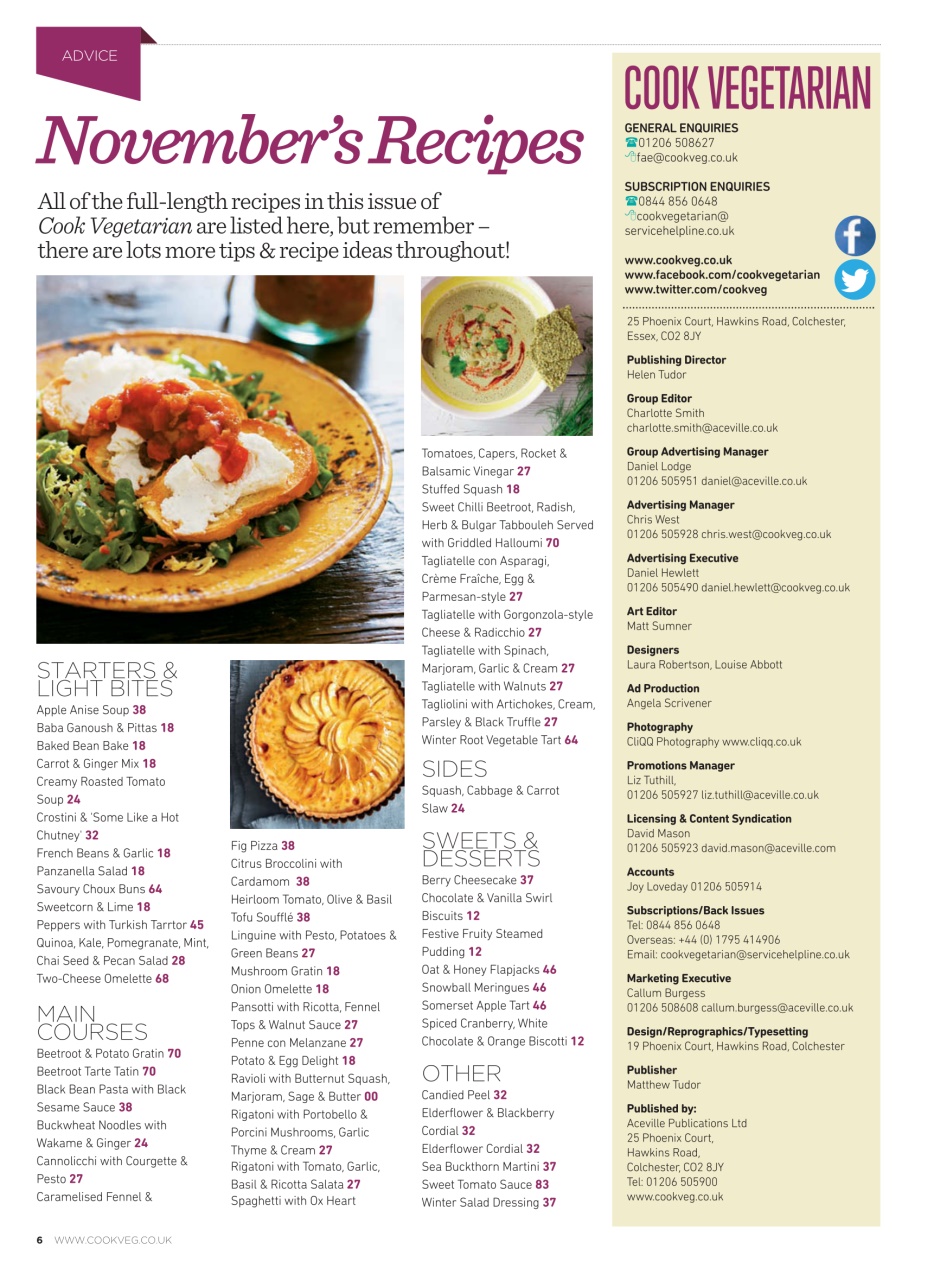 Veggie Magazine Preview Pages