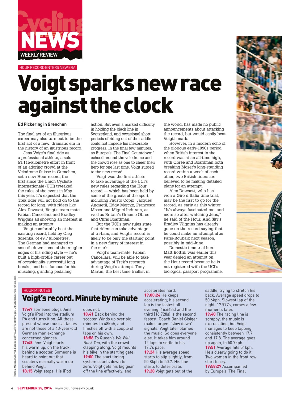 Cycling Weekly Preview Pages