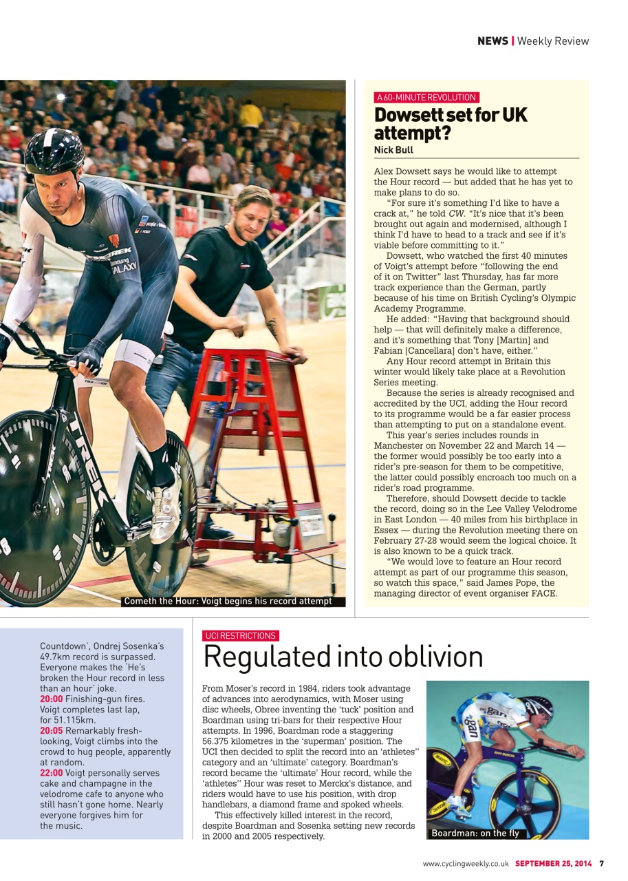 Cycling Weekly Preview Pages