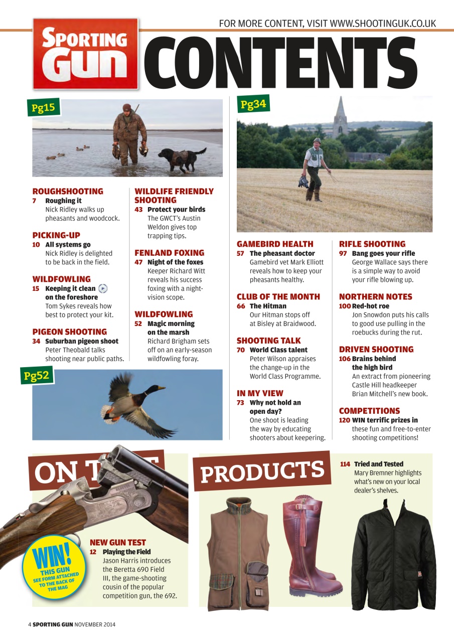 Sporting Gun Preview Pages