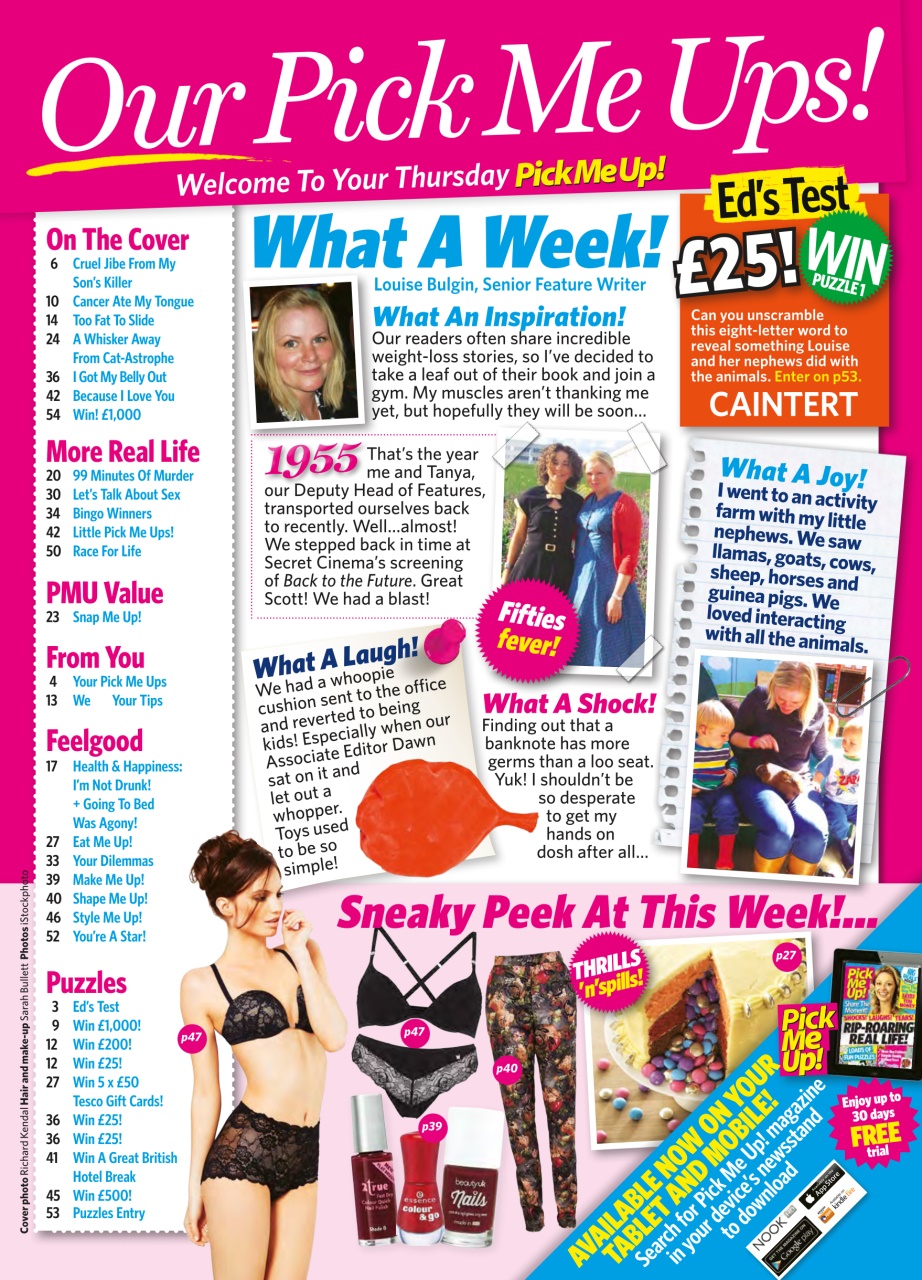 Pick Me Up Preview Pages