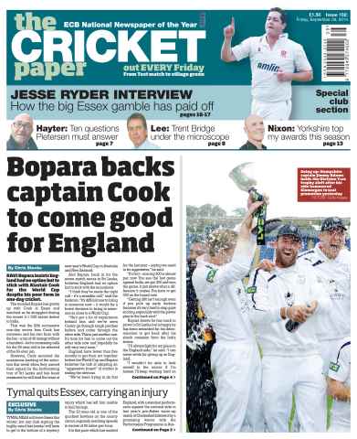 The Cricket Paper issue 26th September 2014
