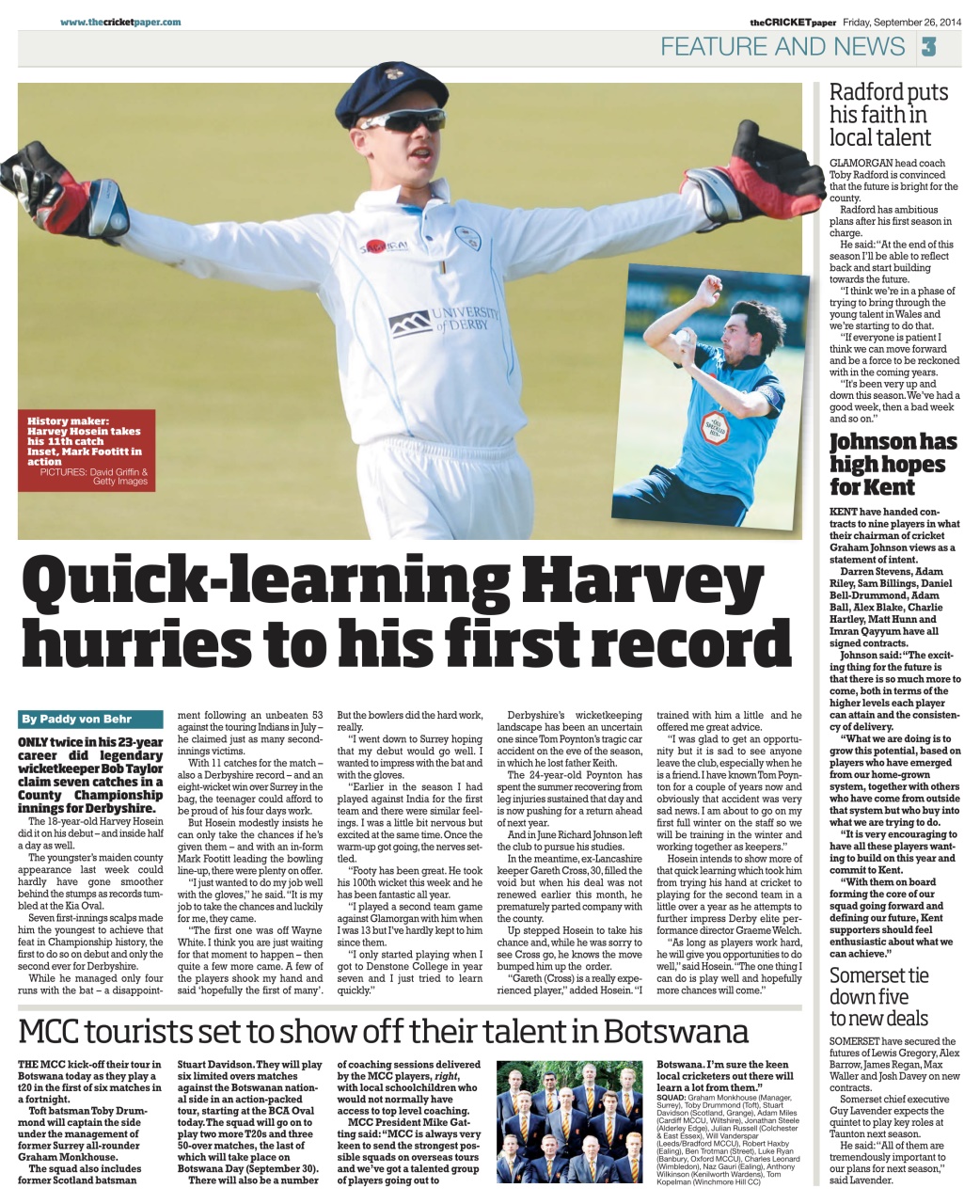 The Cricket Paper Preview Pages