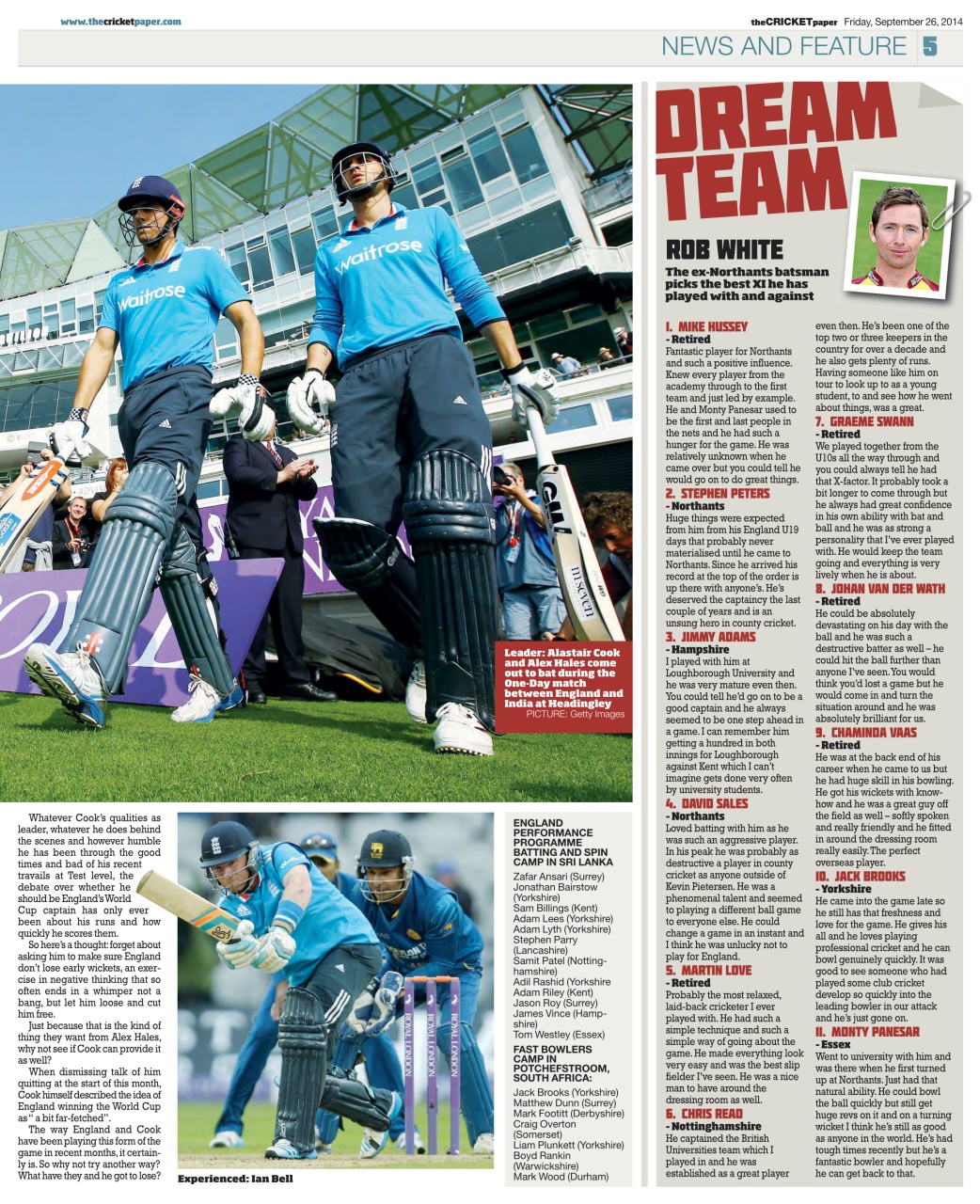 The Cricket Paper Preview Pages