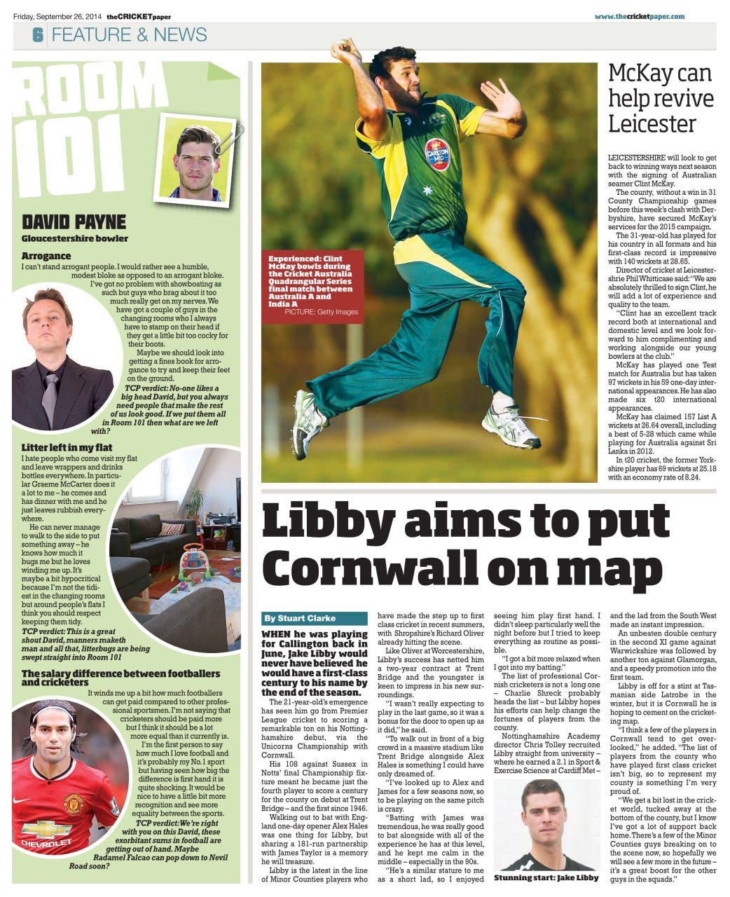 The Cricket Paper Preview Pages