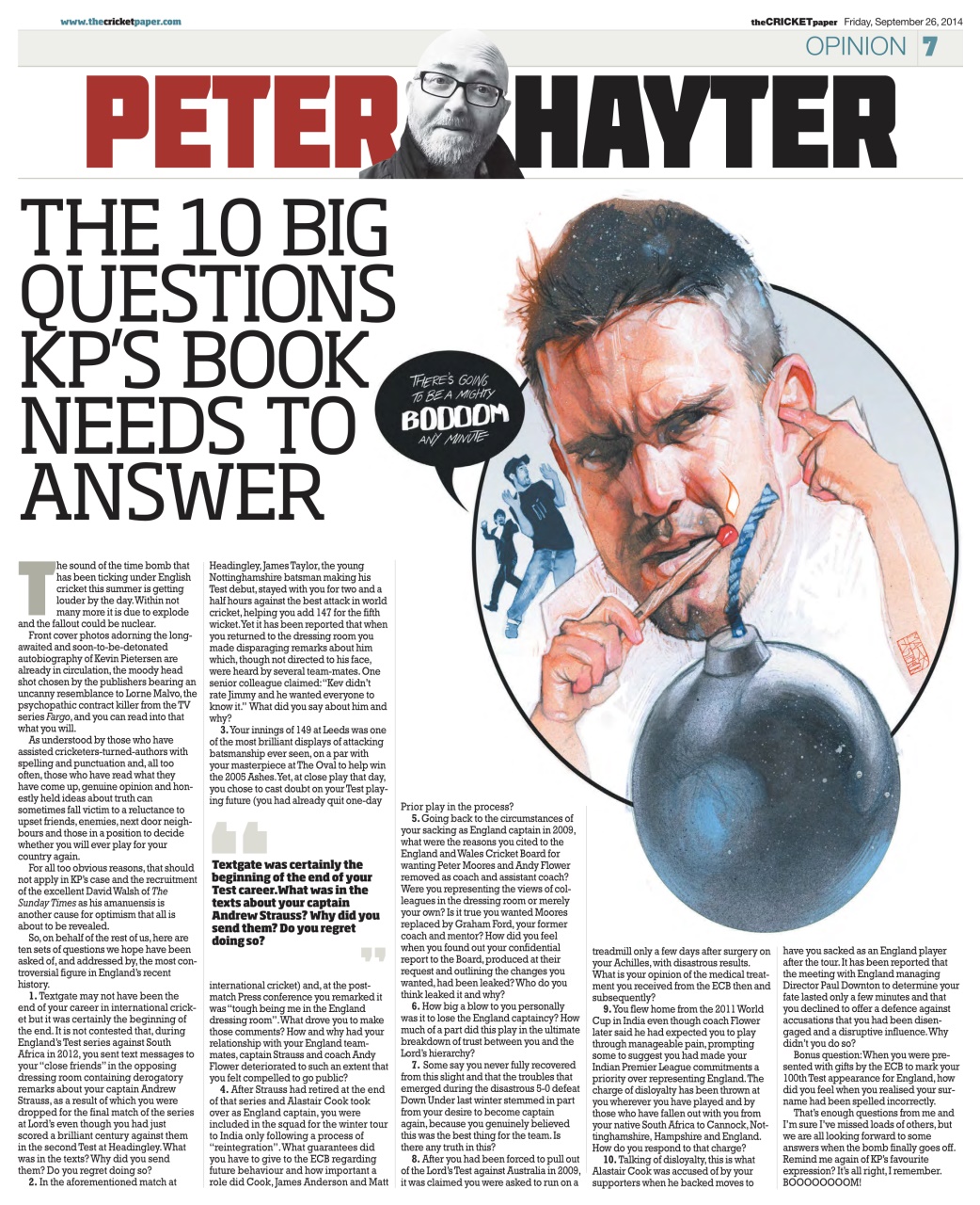 The Cricket Paper Preview Pages