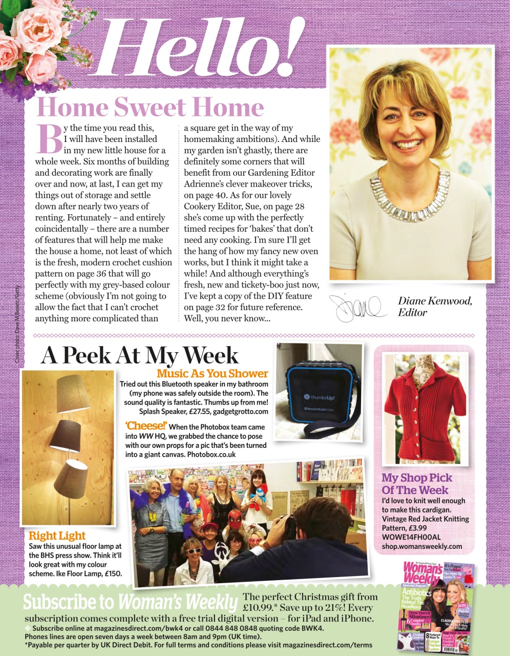 Woman's Weekly Preview Pages