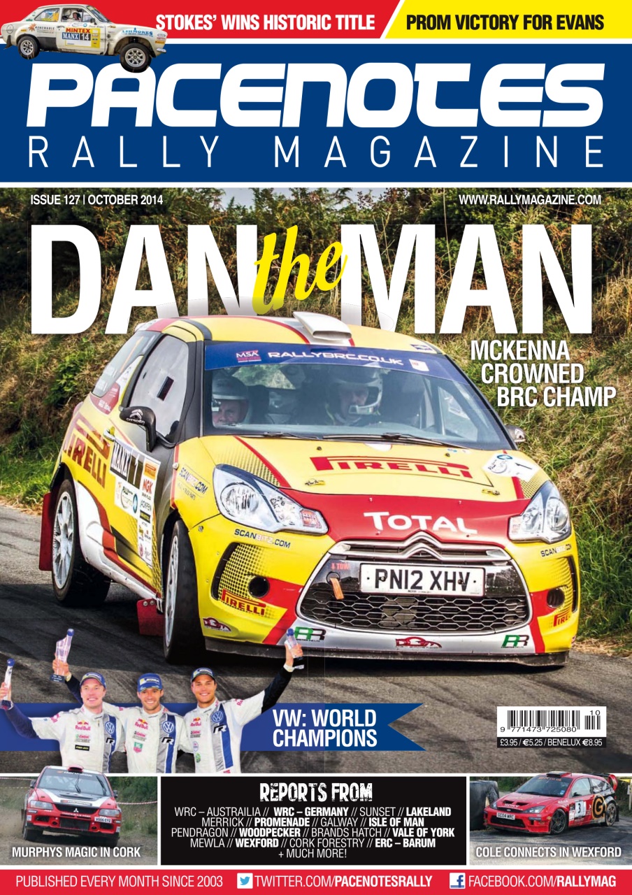 Pacenotes Rally magazine Preview Pages