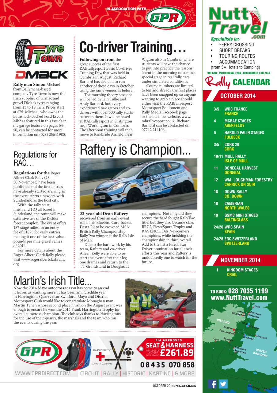 Pacenotes Rally magazine Preview Pages