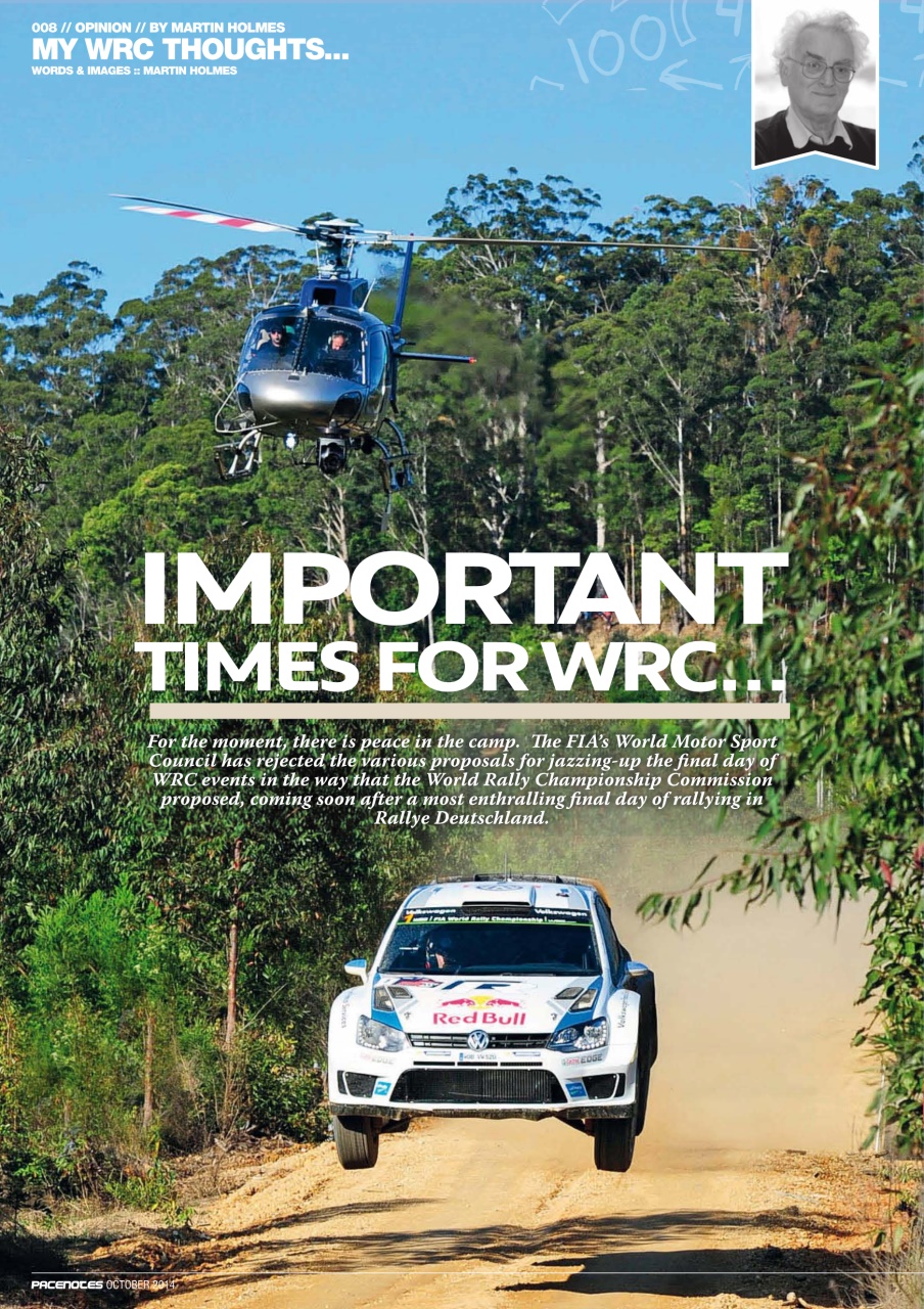 Pacenotes Rally magazine Preview Pages