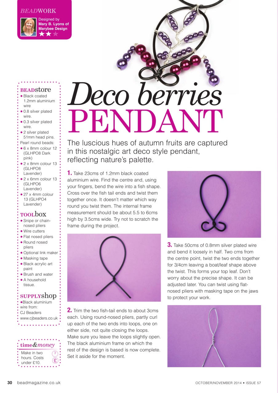 Bead & Jewellery Magazine Preview Pages