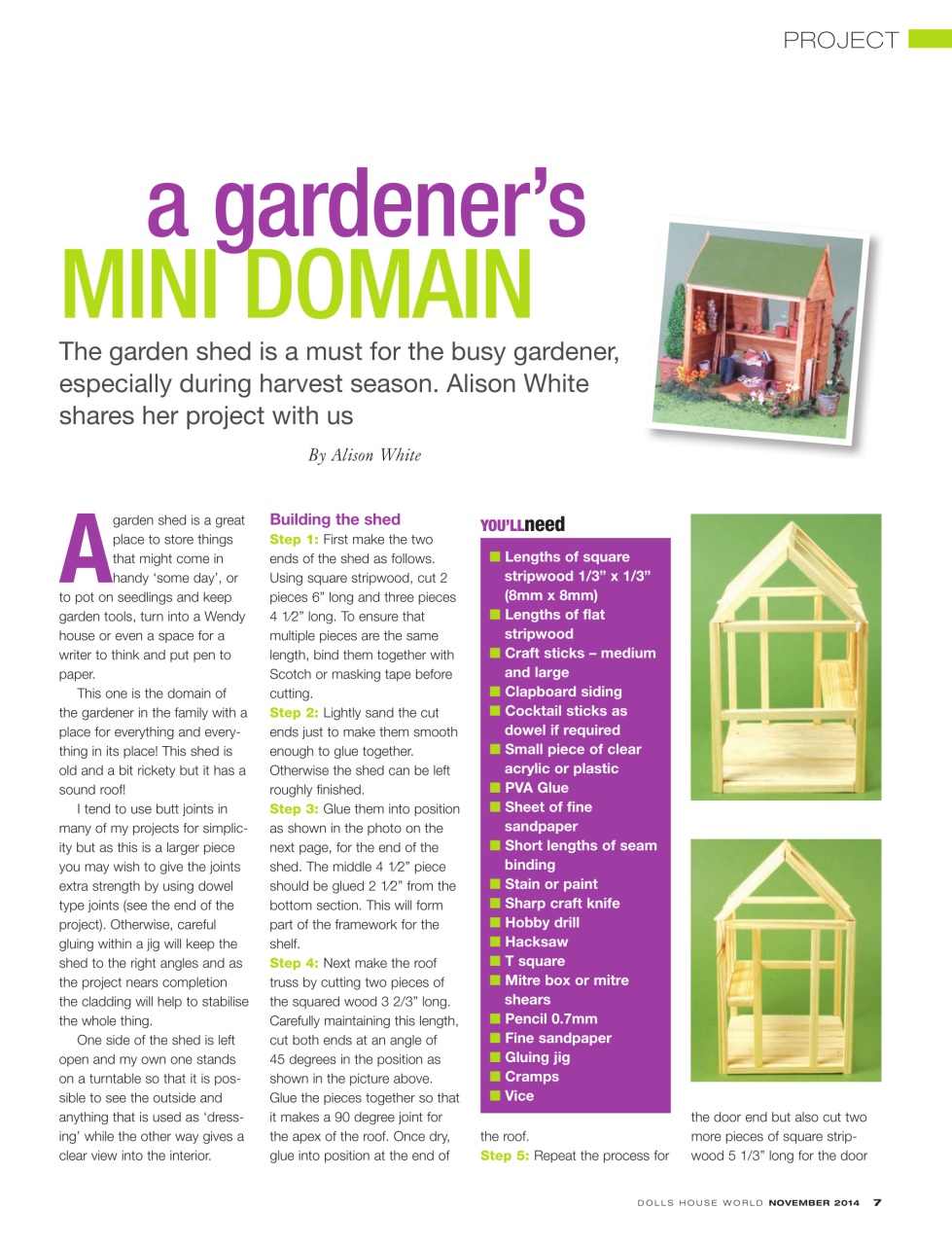 Dolls House World Preview Pages