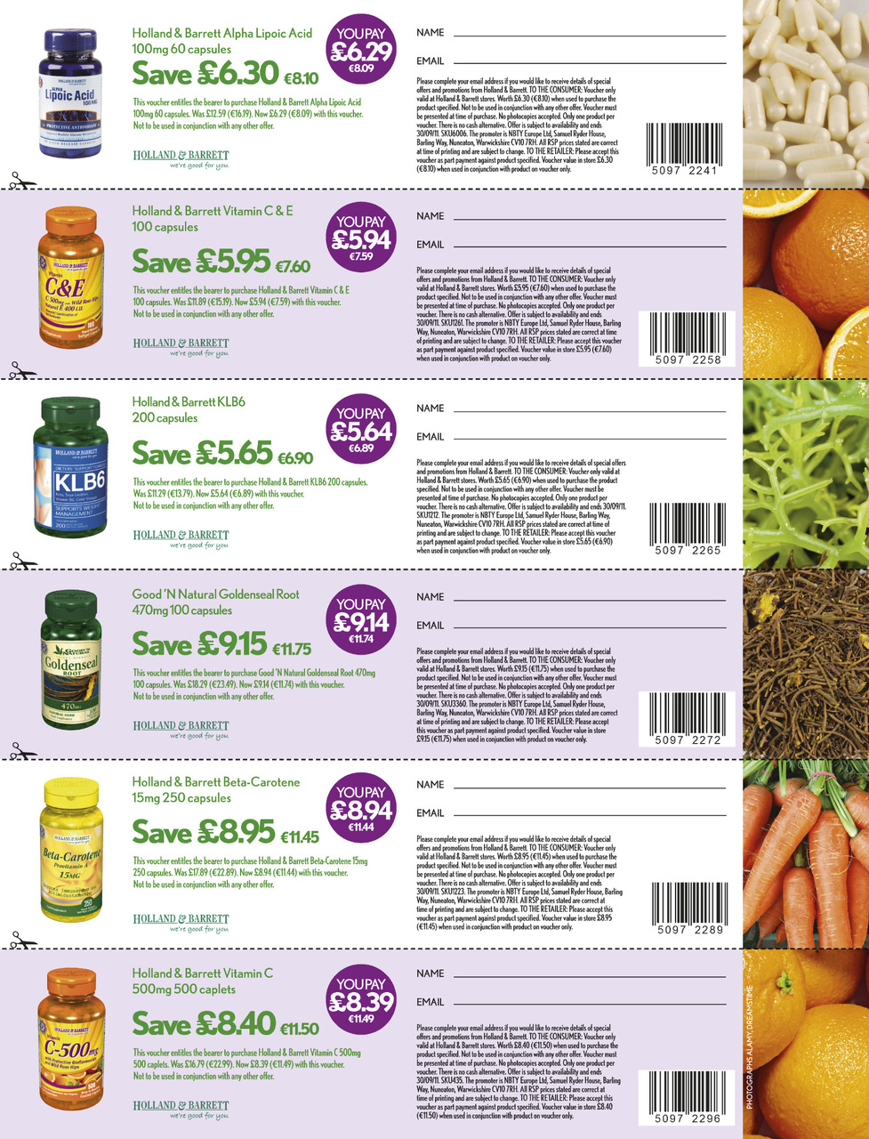 Healthy Magazine Preview Pages