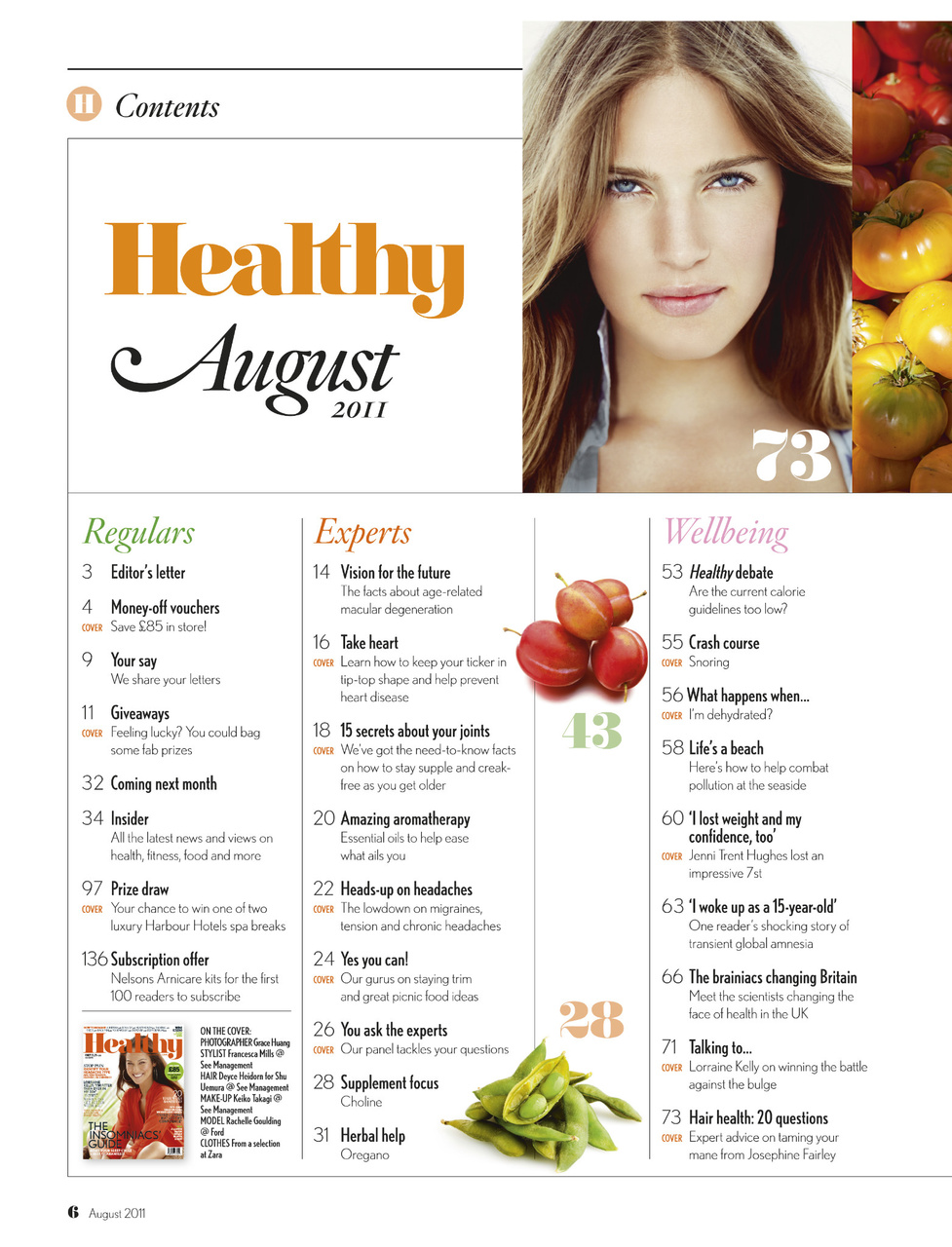 Healthy Magazine Preview Pages