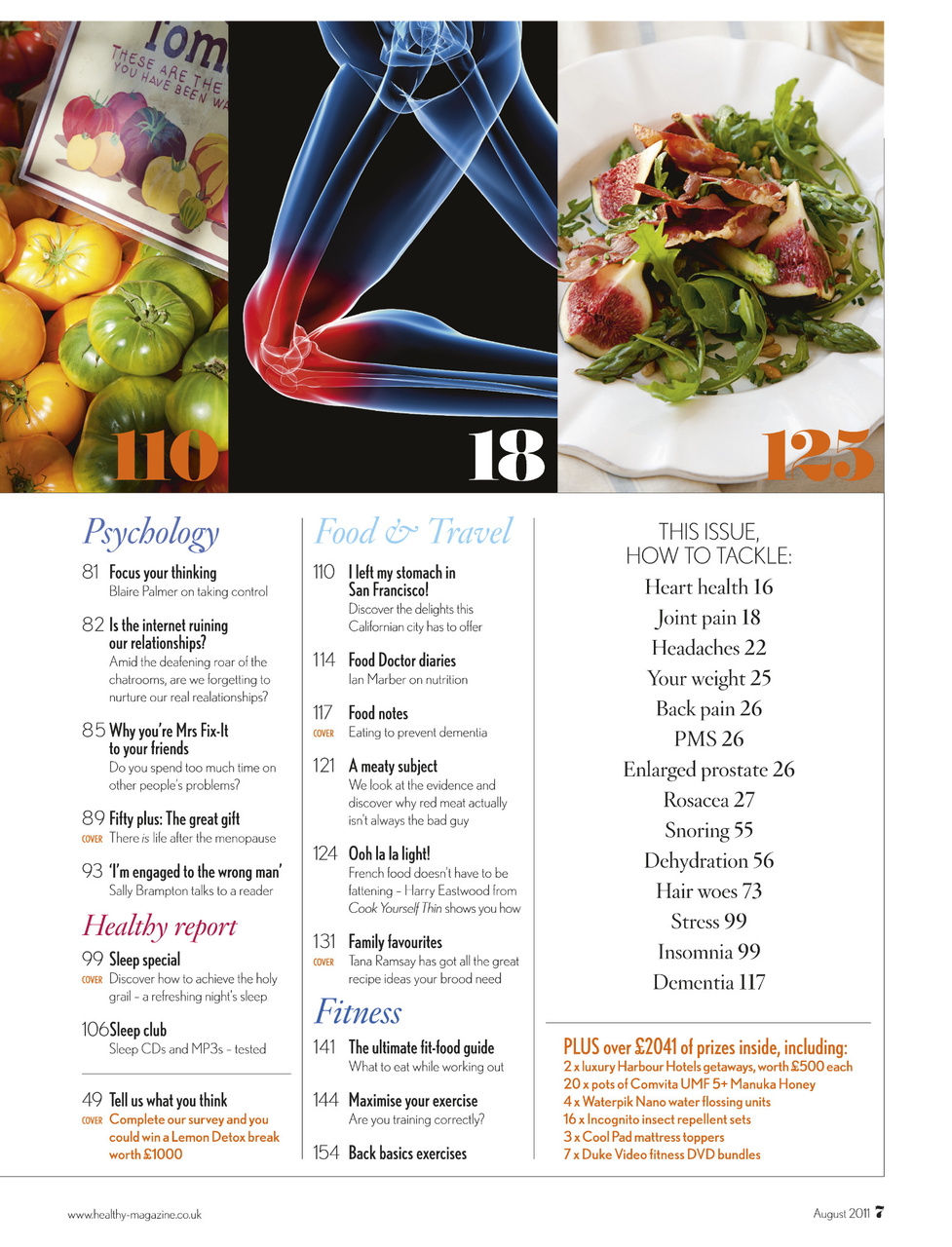 Healthy Magazine Preview Pages