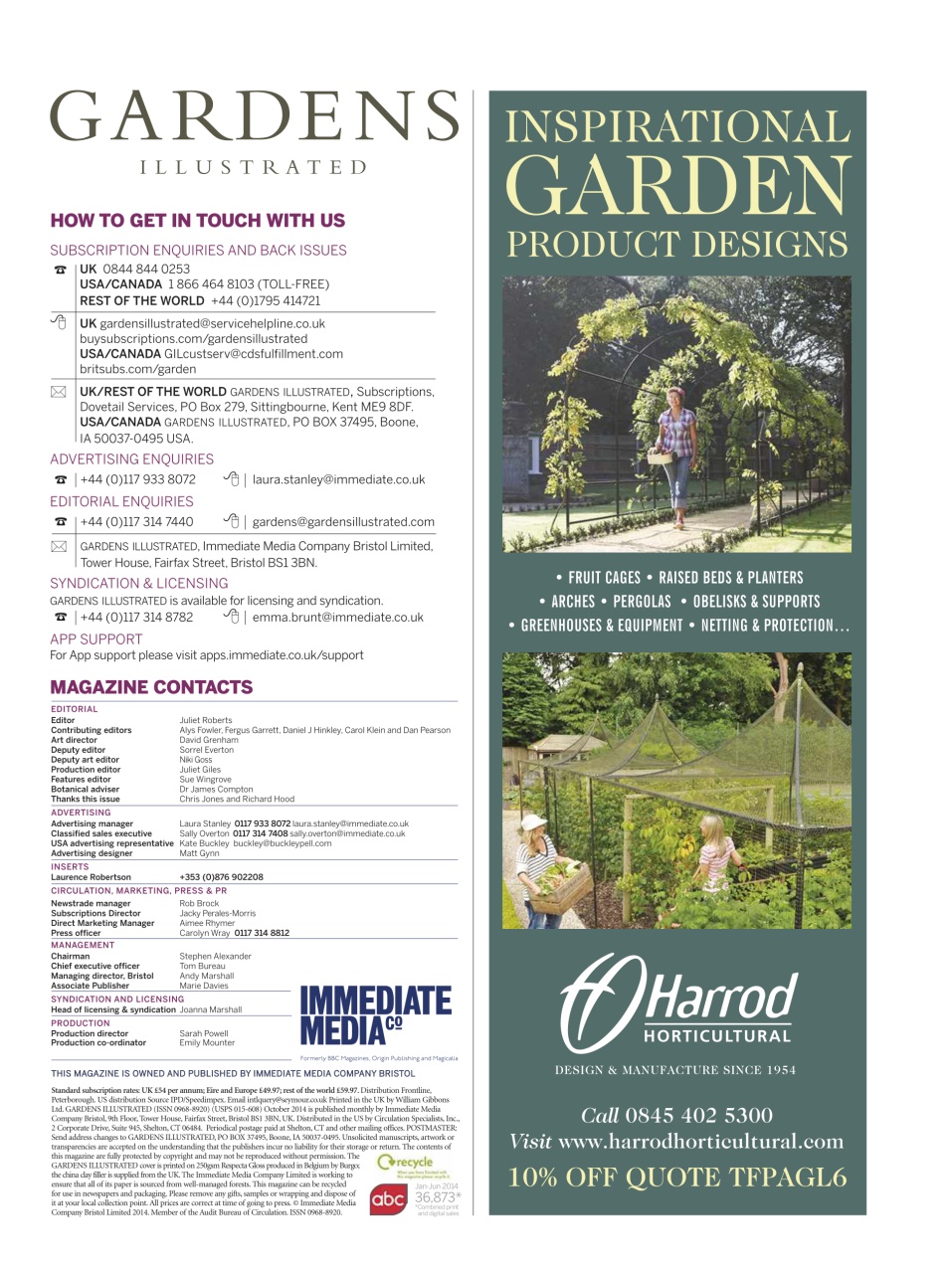 Gardens Illustrated Preview Pages