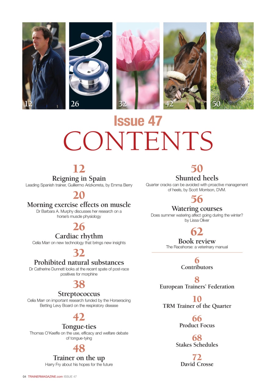 European Trainer Magazine - horse racing Preview Pages