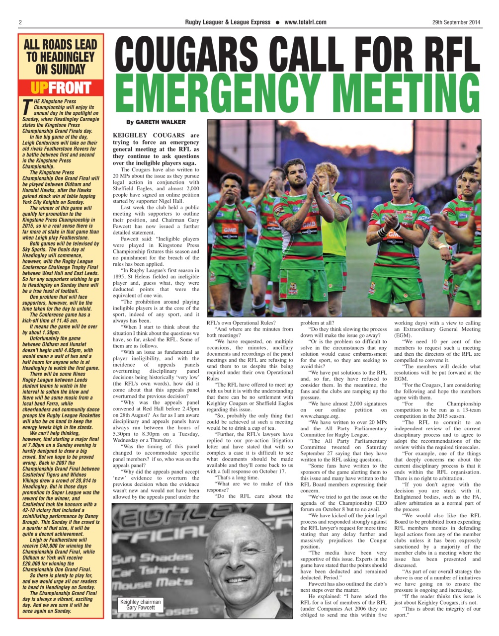 League Express Preview Pages