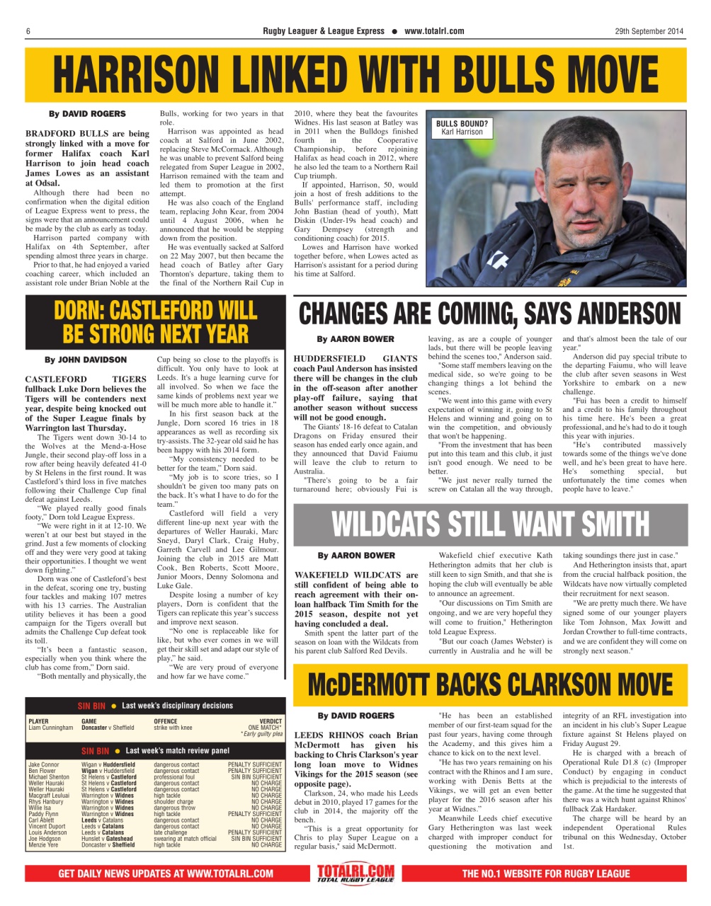 League Express Preview Pages