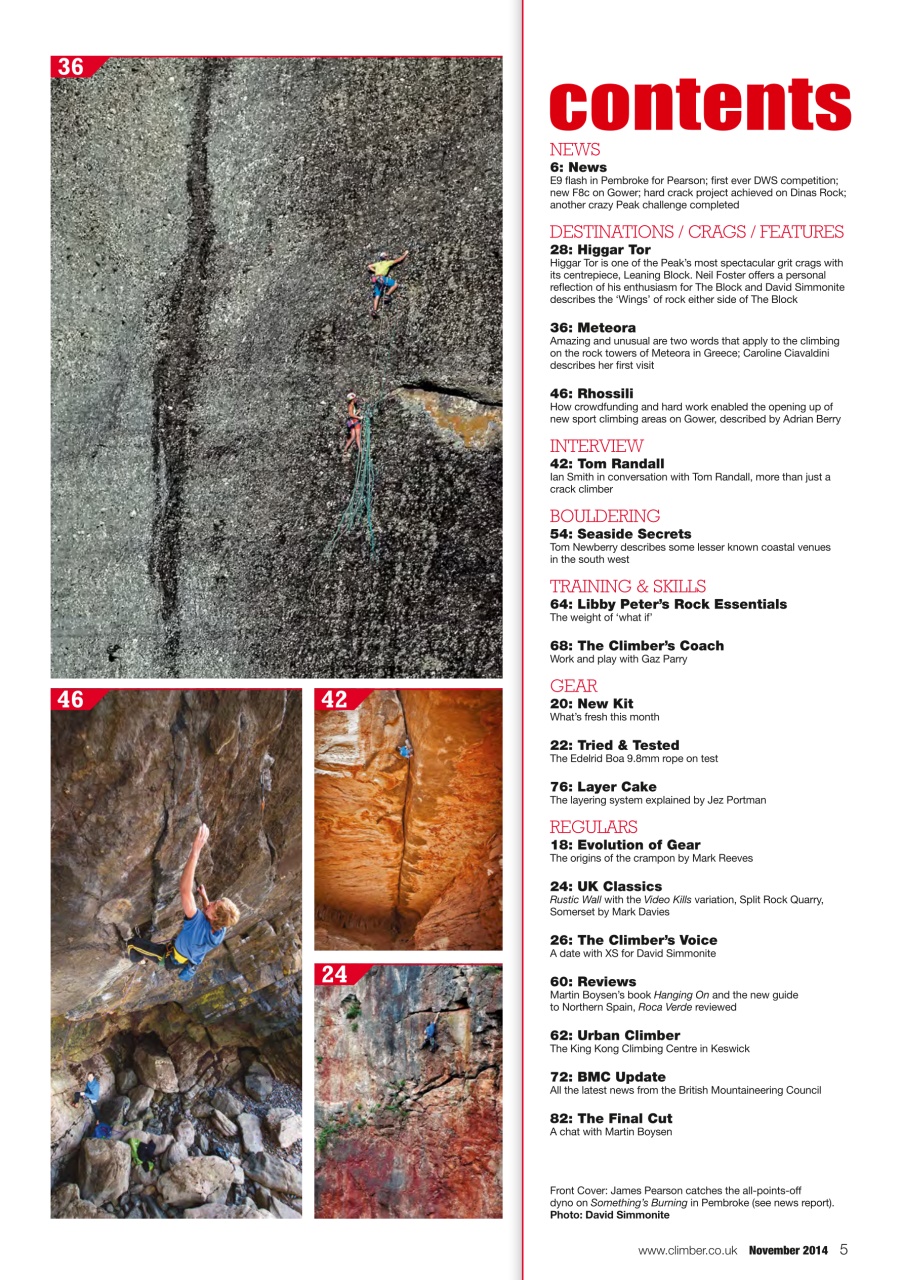 Climber Preview Pages