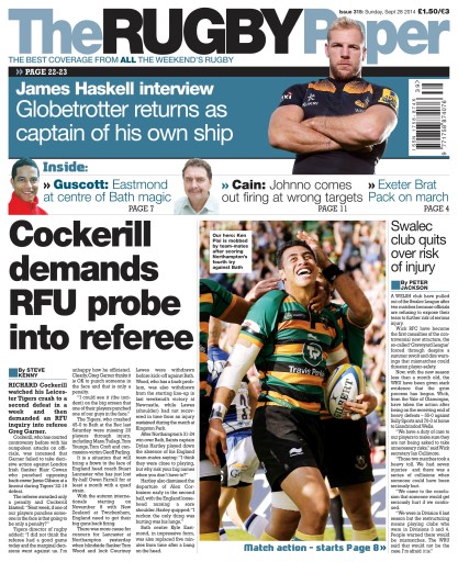 The Rugby Paper issue 