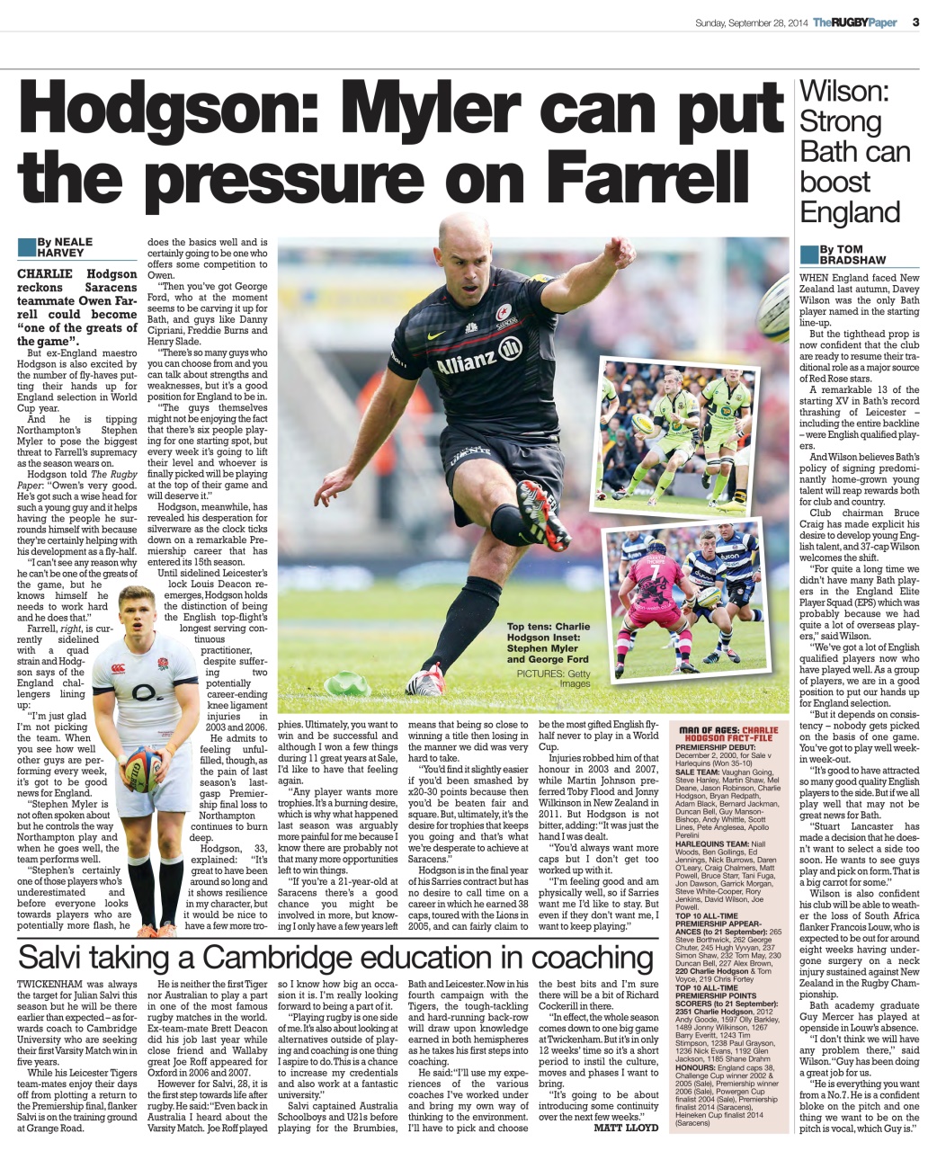 The Rugby Paper Preview Pages