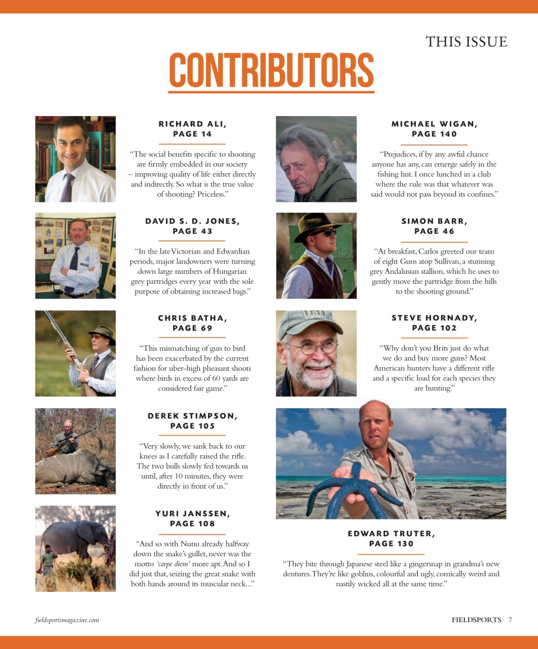 Fieldsports Journal Preview Pages