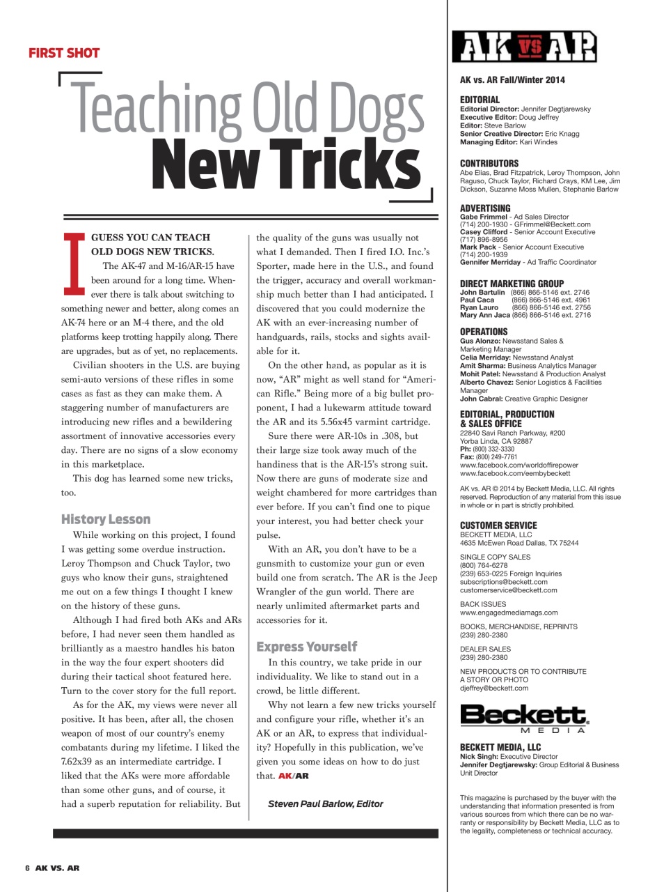 Gun World Preview Pages