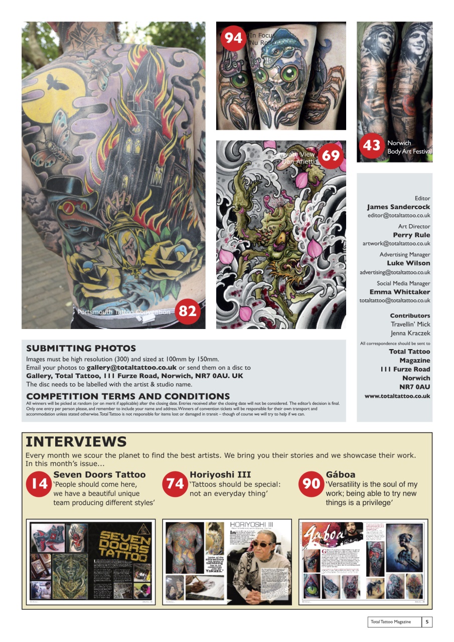 Total Tattoo Preview Pages