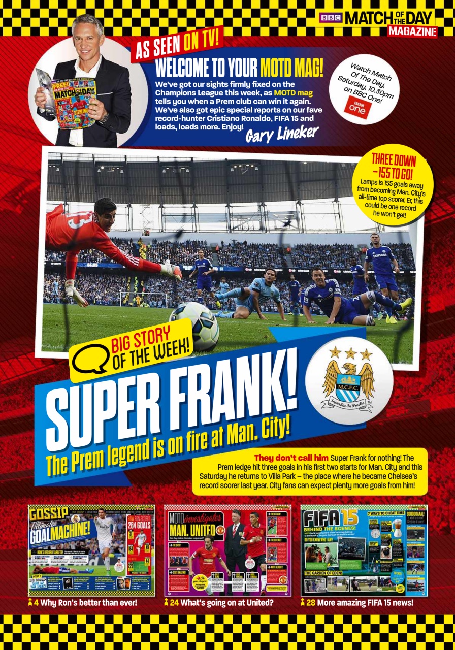 Match of the Day Preview Pages