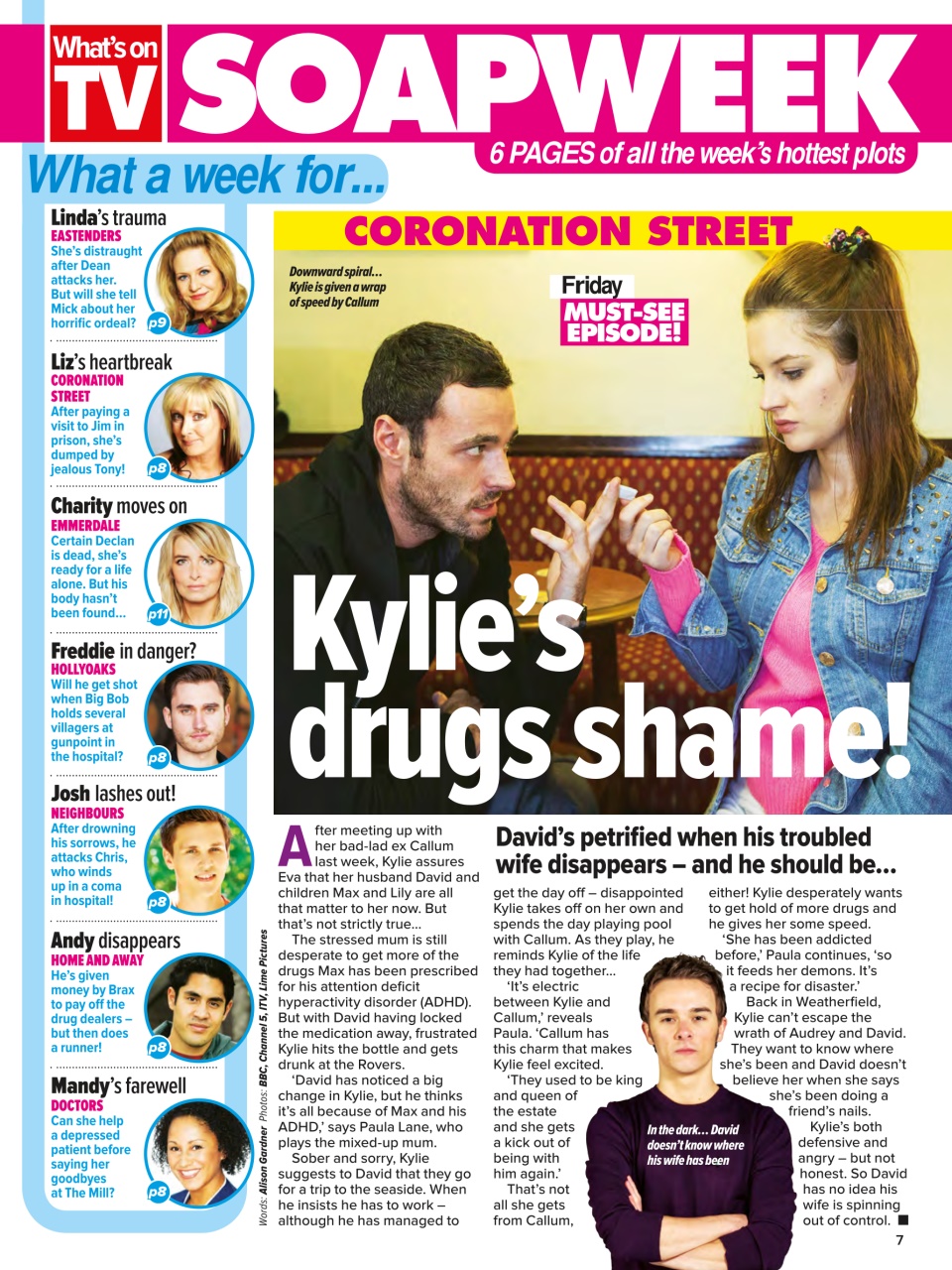 What's on TV Preview Pages