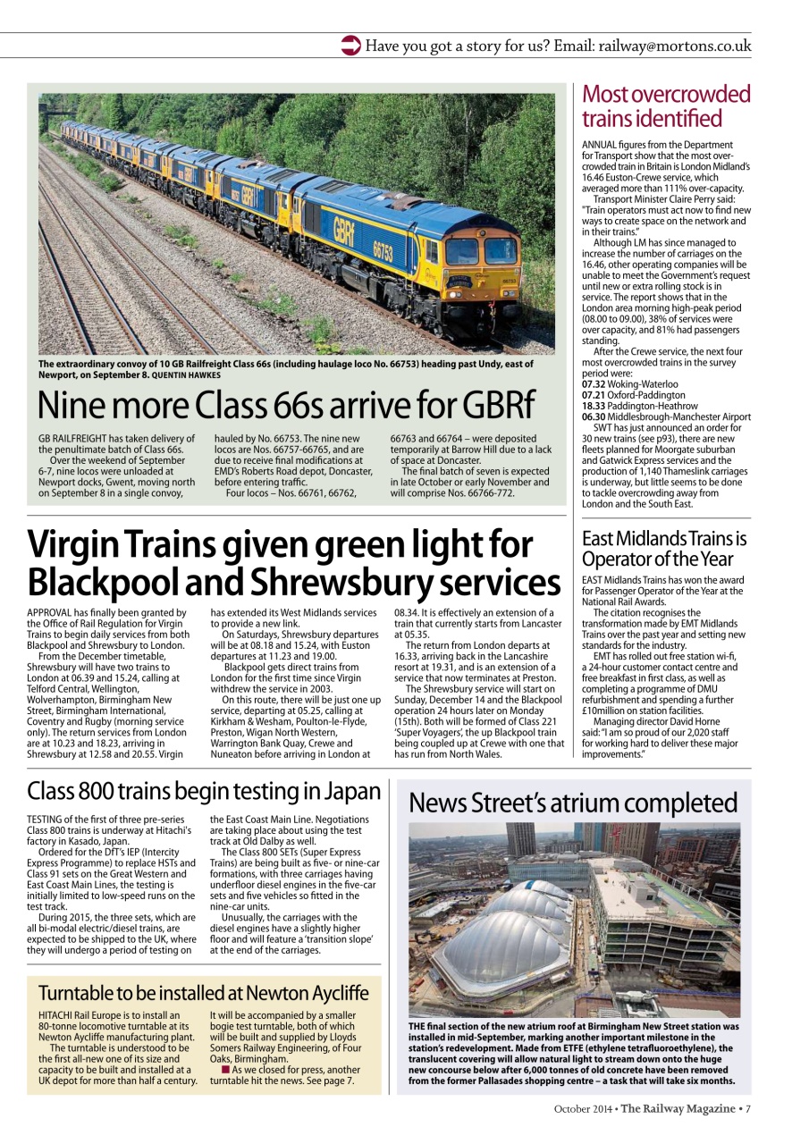 Railway Magazine Preview Pages