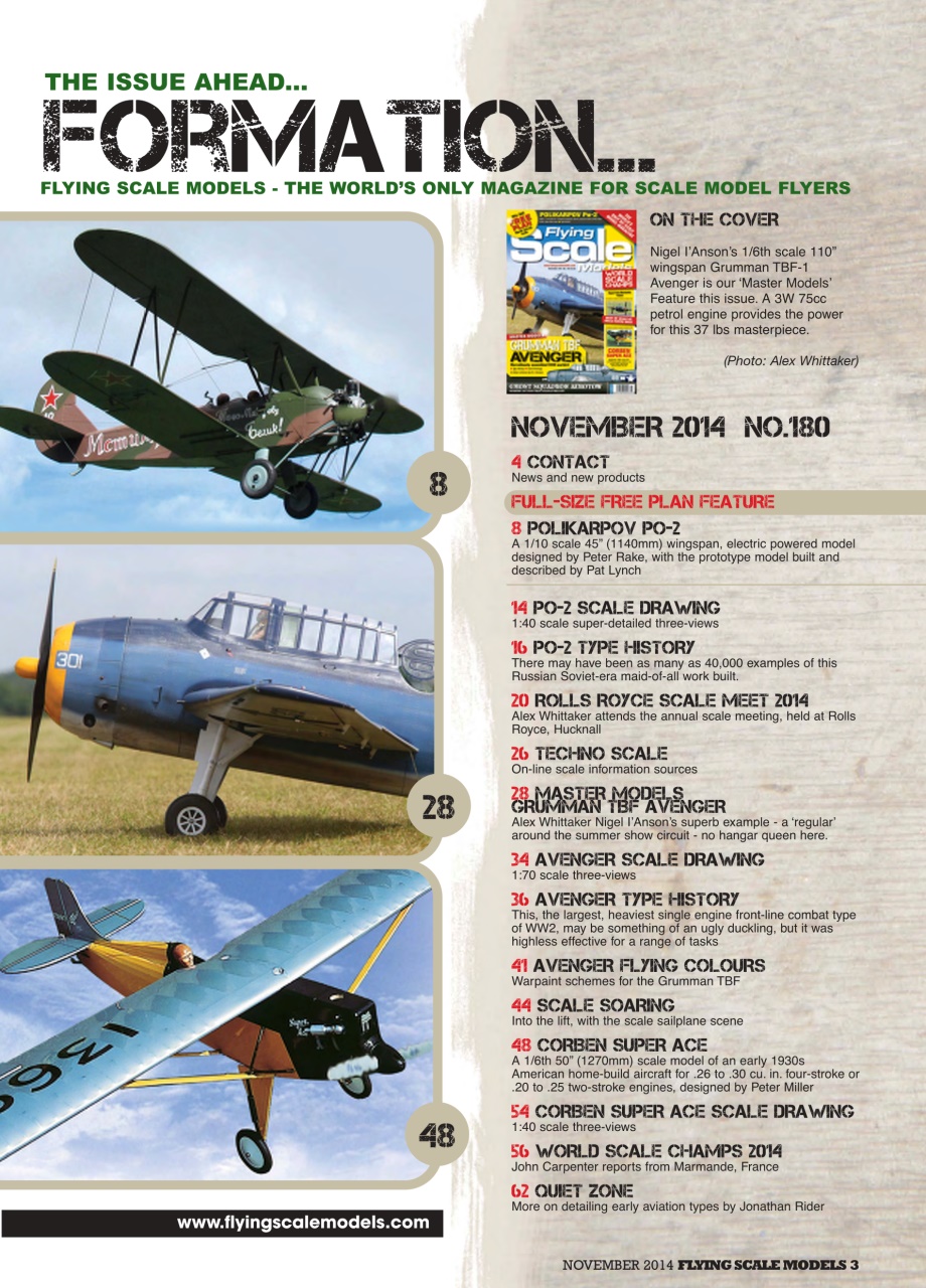 Flying Scale Models Preview Pages
